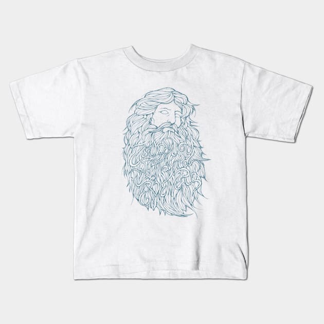 Zeus Kids T-Shirt by mikekoubou